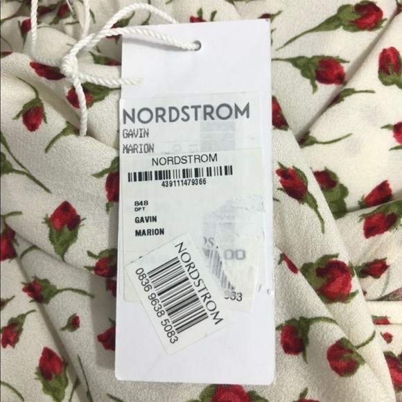 NWT. Reformation Gavin Open Back Dress in Marion Print Size 6 - Picture 8 of 10